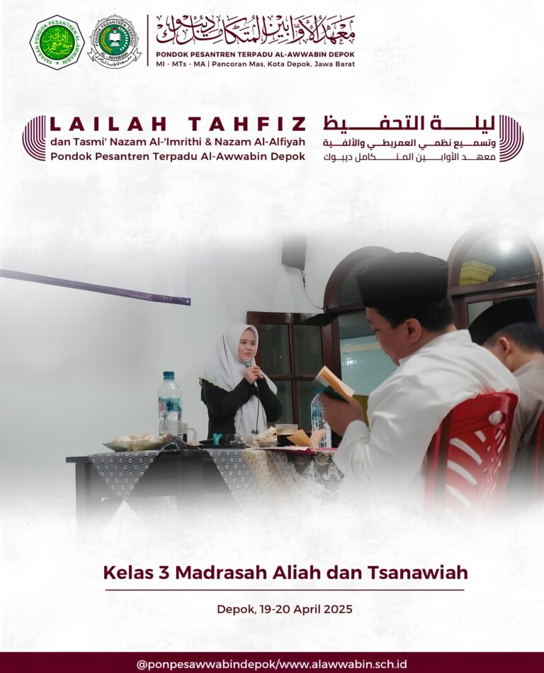 Berkah! Santri Kelas Akhir Sukses Mengikuti Lailah Tahfiz dan Tasmi’ Nazam Al-‘Imrithi dan Al-Alfiyyah